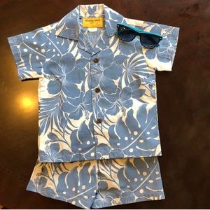 Authentic Boys Hawaiian Outfit